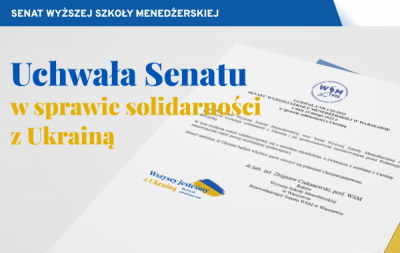 Uchwała Senatu z dnia 25 lutego 2022 r. w sprawie solidarności z Ukrainą